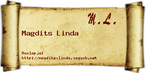 Magdits Linda névjegykártya